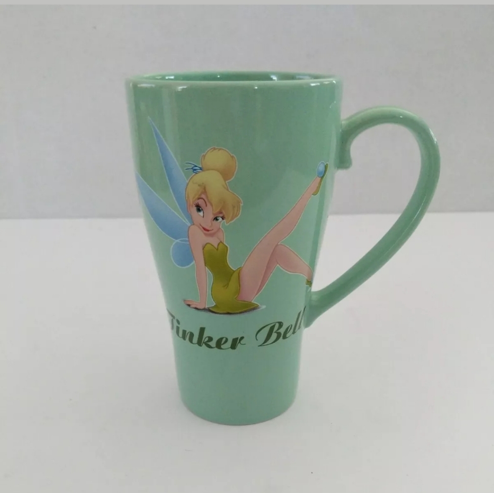 Disney Store Tinkerbell Fairy Tall Coffee Mug